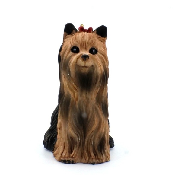 Other - Yorkie Dog Ornament Vintage Figurine Pet Lover Christmas Decor Holiday Gifts
